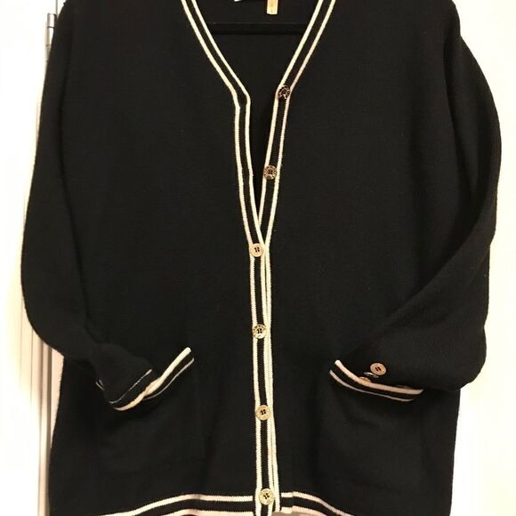 Ballantyne Cashmere Cardigan Sweater Blue Medium - Picture 15 of 16